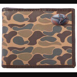 Zep-Pro Mallard Camo Bifold Old School Wallet, Men's OS - Green/Brown